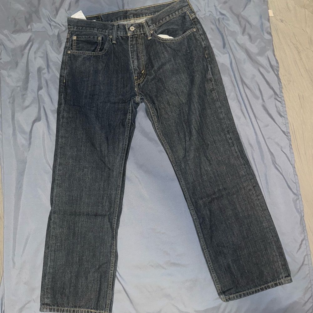 Levi's 558 Dark Blue Straight Jeans Classic Fit